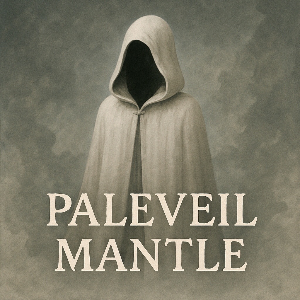 《Paleveil Mantle - 白影の羽衣》|灰白グラデ×幻想マント(VRChat想定・lilToon対応)