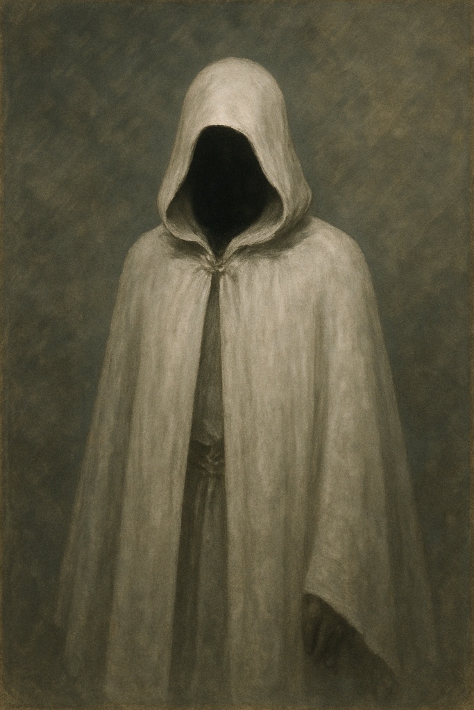 《Paleveil Mantle - 白影の羽衣》|灰白グラデ×幻想マント(VRChat想定・lilToon対応)