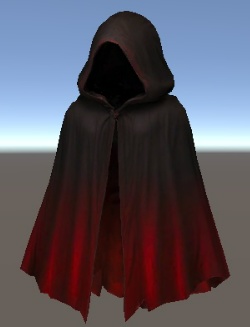 【VRChat想定 3Dマント2枚セット】Crimson & Grim Cloak Duo|深紅×朽灰/lilToon対応