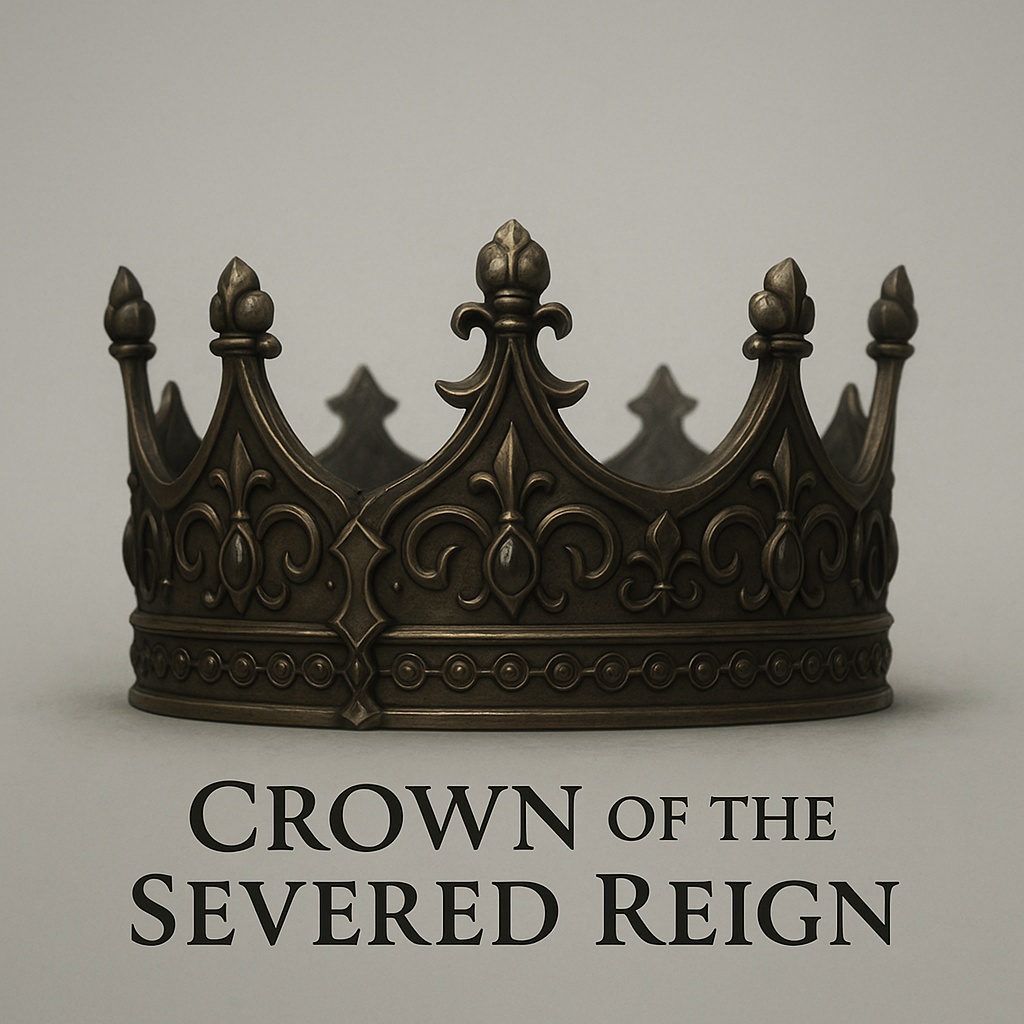 黒耀の断冠 - Crown of the Severed Reign【VRChat想定3Dモデル／ダークファンタジー王冠／lilToon】