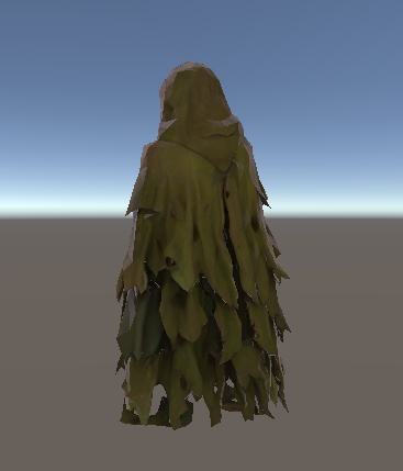 Withered Shade Mantle - 枯影のマント【VRChat想定3Dモデル/lilToon/ローポリマント】