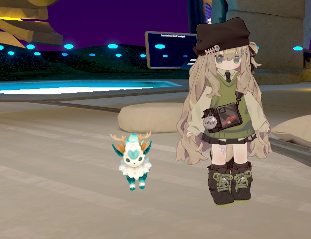 シルヴァン - 森の守護獣ペット【VRChat対応/lilToon】