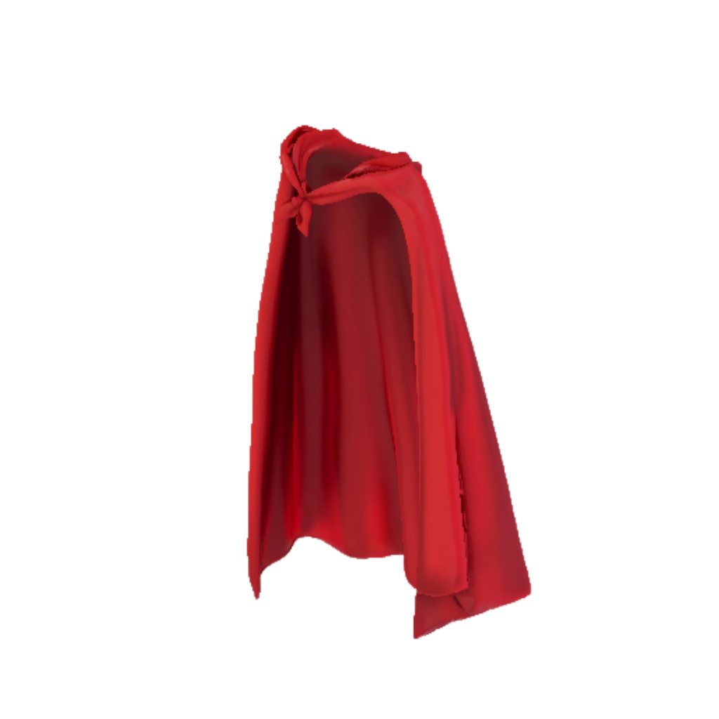 【VRChat/MA対応】Scarlet Cape - 緋色のケープ