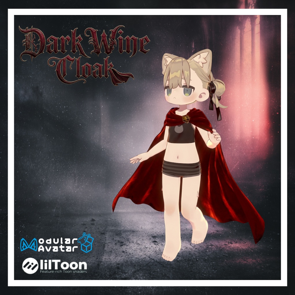 Dark Wine Cloak / 暗紅のクローク