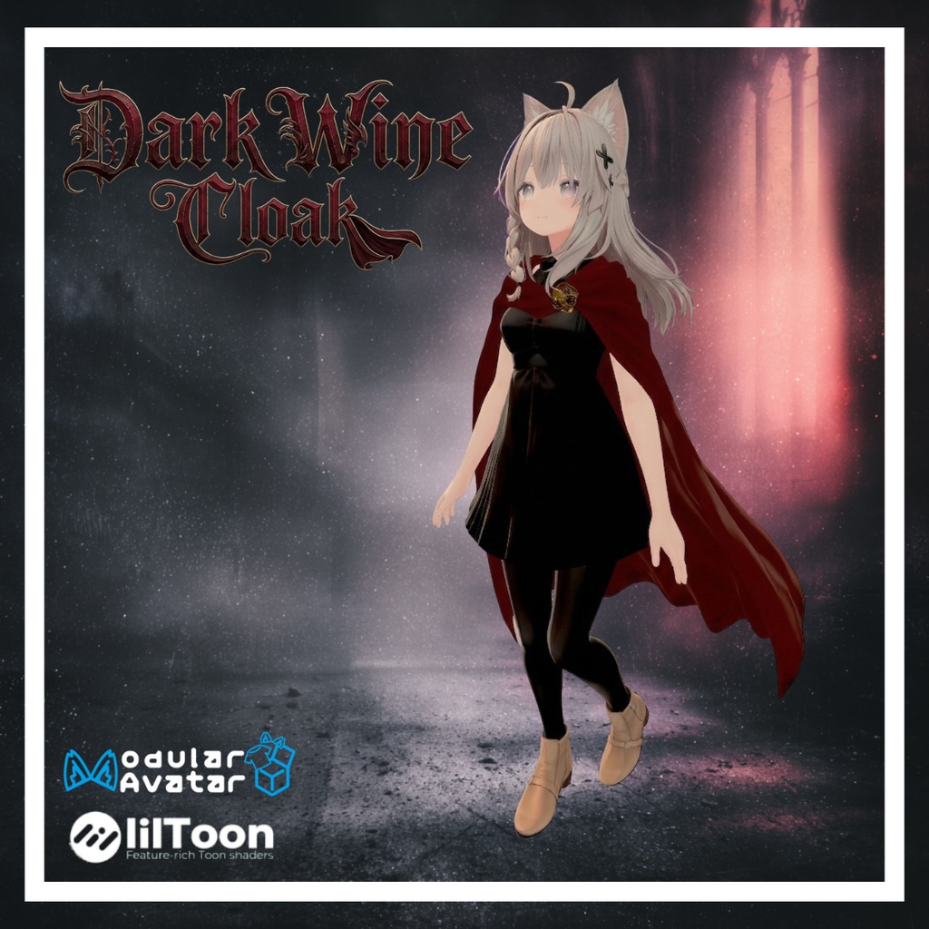 Dark Wine Cloak / 暗紅のクローク