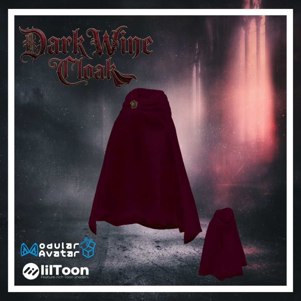 Dark Wine Cloak / 暗紅のクローク