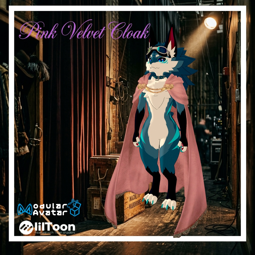 Pink Velvet Cloak / ピンクベルベット・クローク