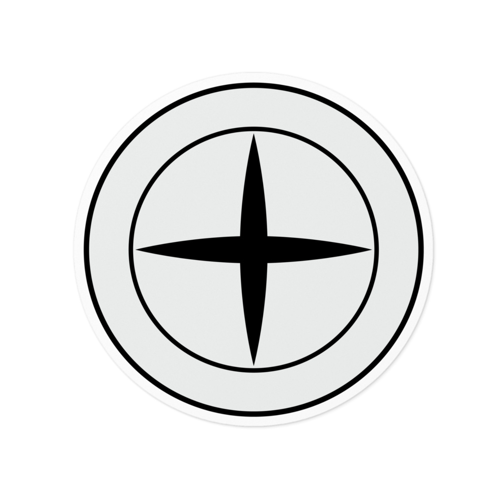 目玉ロゴステッカー