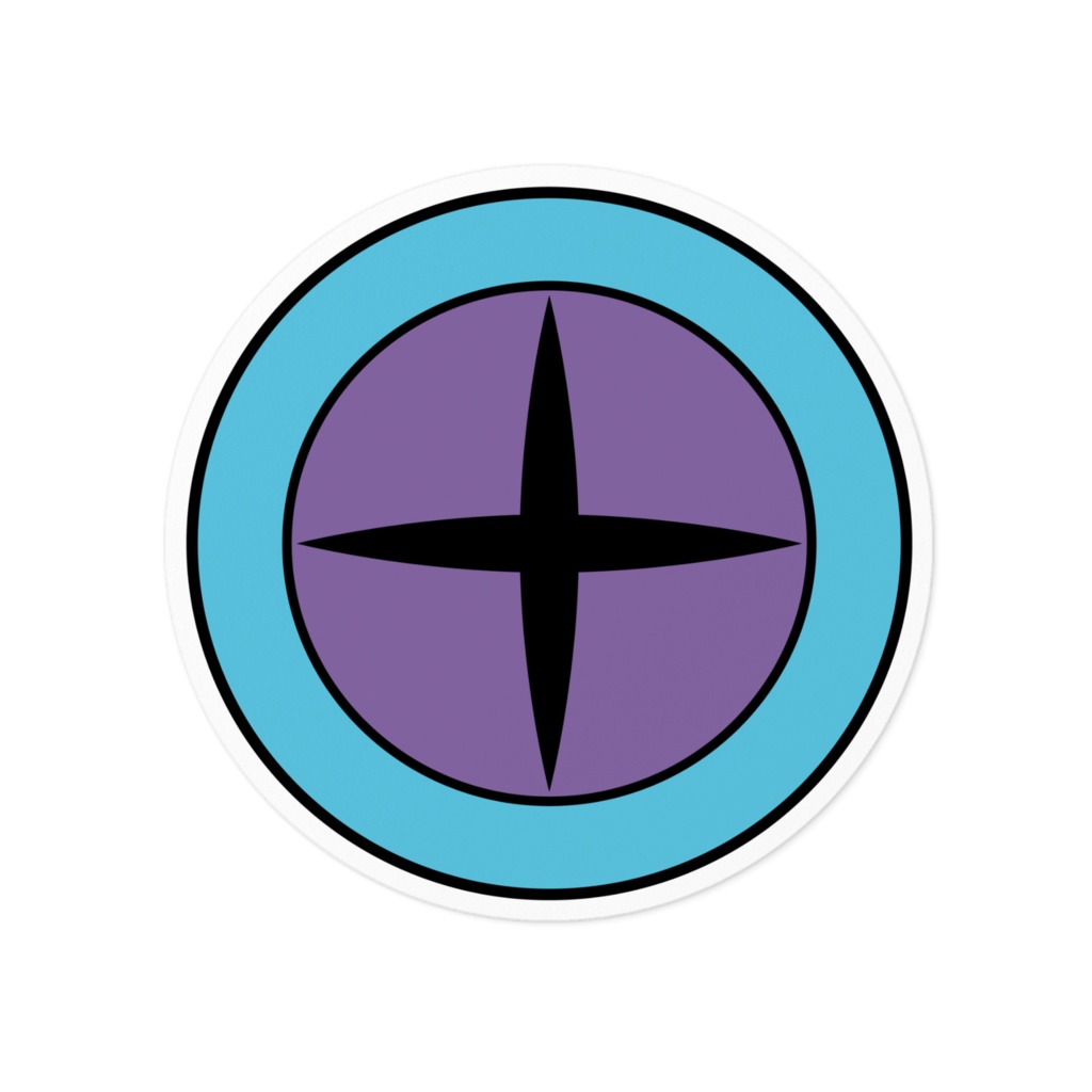 目玉ロゴステッカー