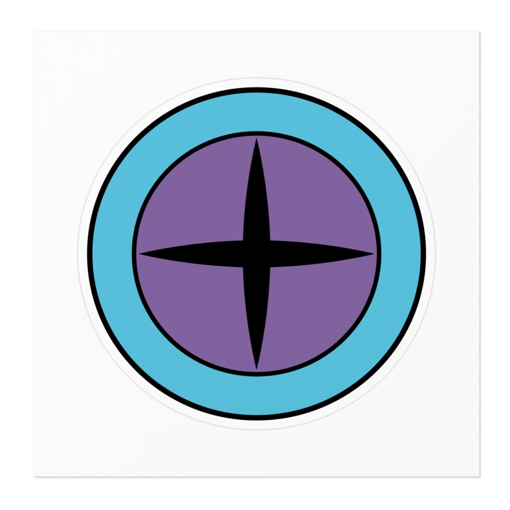 目玉ロゴステッカー