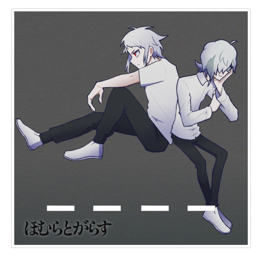 「ほむらとがらす」キービジュアルスマホスタンド