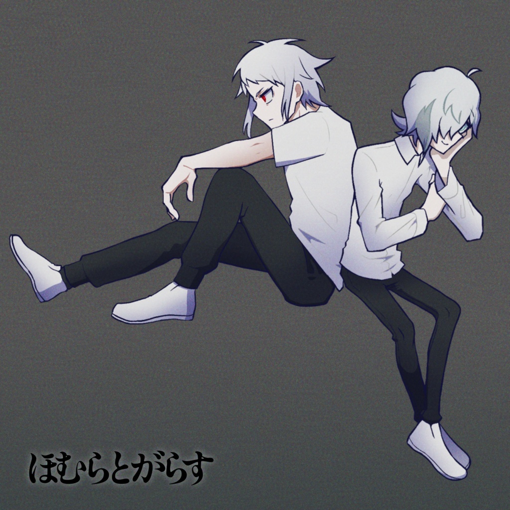 「ほむらとがらす」キービジュアルスマホスタンド