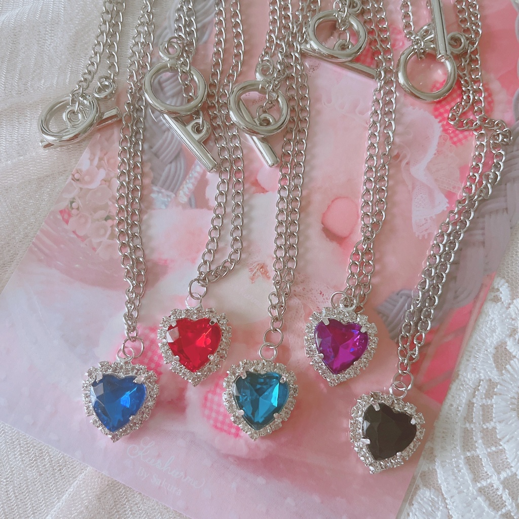 ✧*｡キラキラビジューのネックレス✧*｡ 全5種