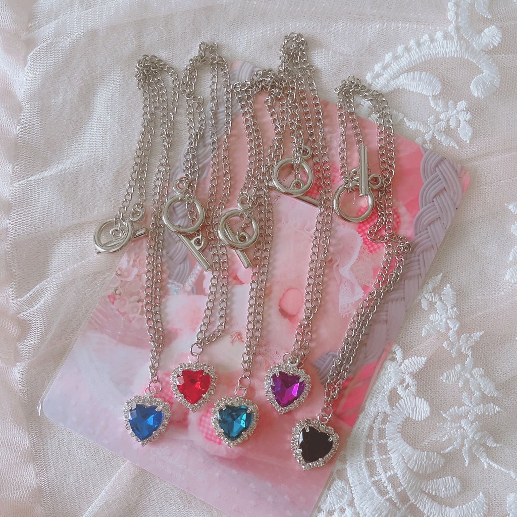 ✧*。キラキラビジューのネックレス✧*。 全5種