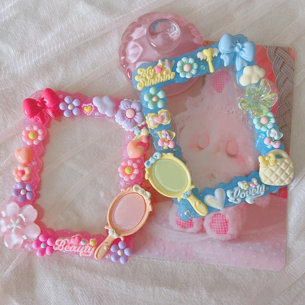 ✧*｡プリンセスシリーズ✧*｡ トレカケース B8 ホイップデコ ピンク ブルー