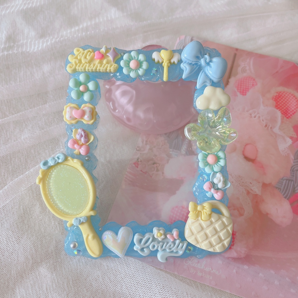 ✧*。プリンセスシリーズ✧*。 トレカケース B8 ホイップデコ ピンク ブルー