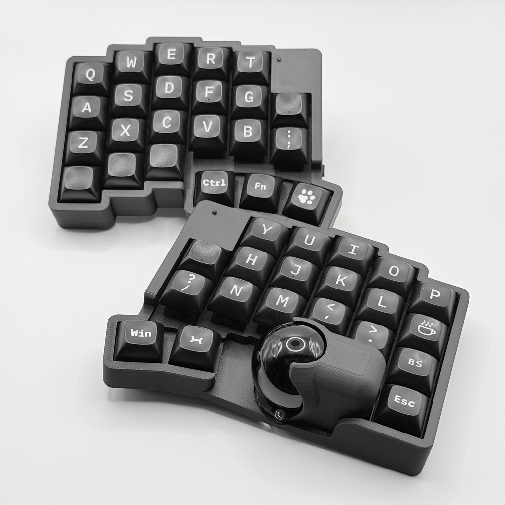 【roBa用】34mm 3点ベアリングトラックボールケースセット