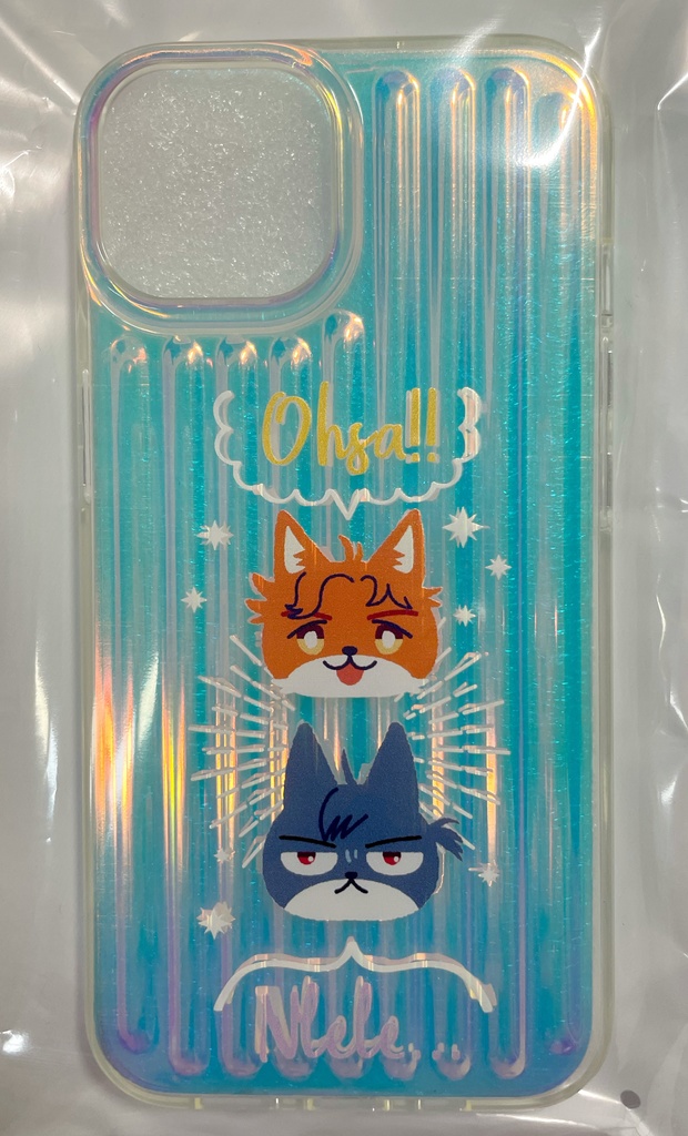 おもちシルフェリグリッタースマホケース