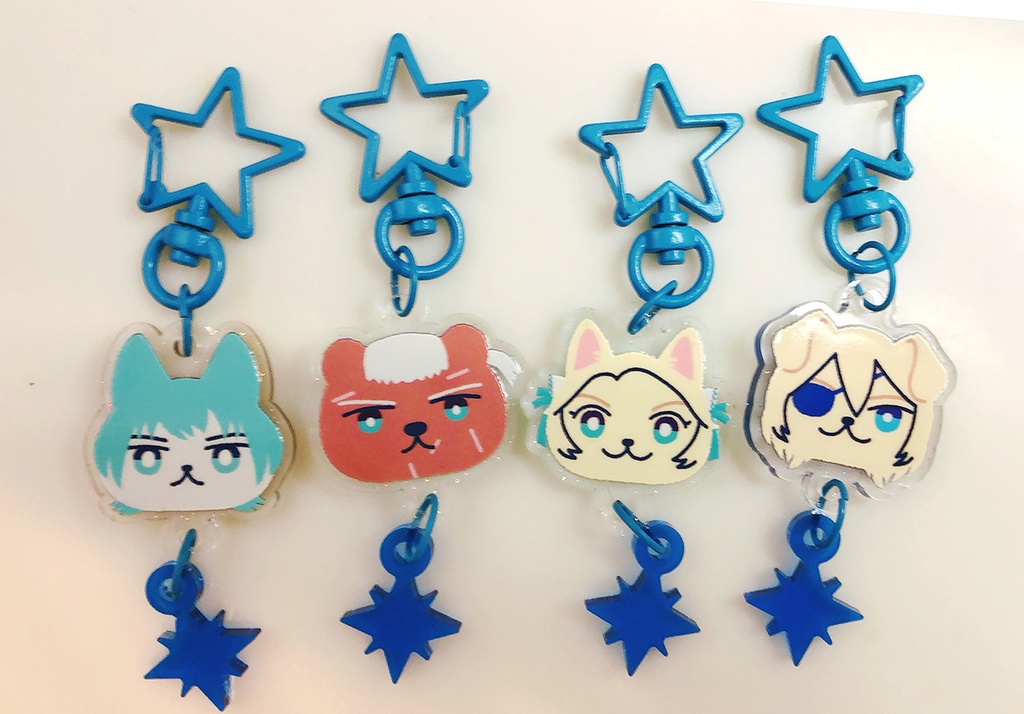 blue lion class students/あおじしおもちのアクキー