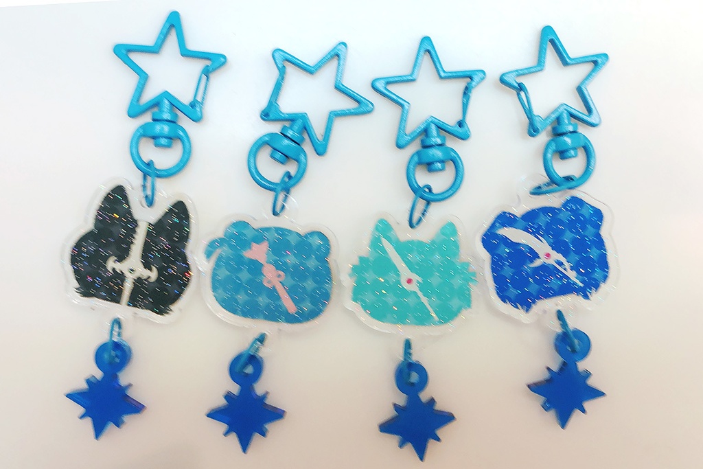 blue lion class students/あおじしおもちのアクキー