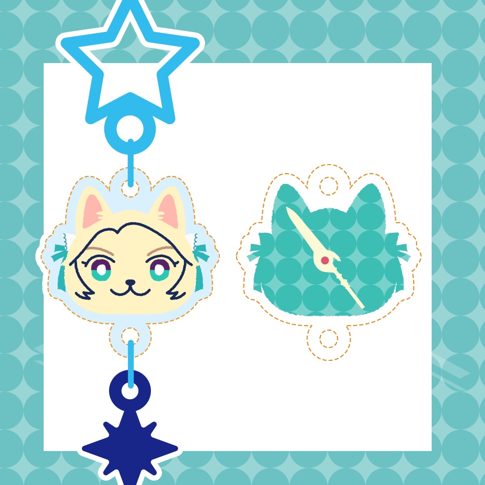 blue lion class students/あおじしおもちのアクキー