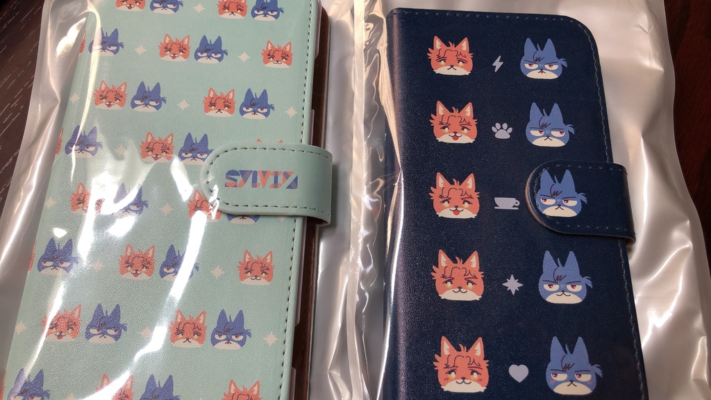 Sylvix シルフェリおもちの手帳型スマホカバー支援会話Ver