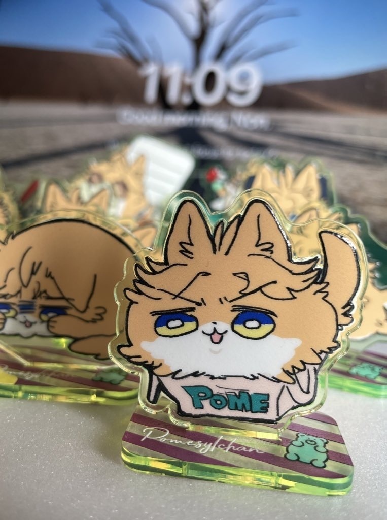 6/27 22:00 再販:ポメシルちゃんアクスタ