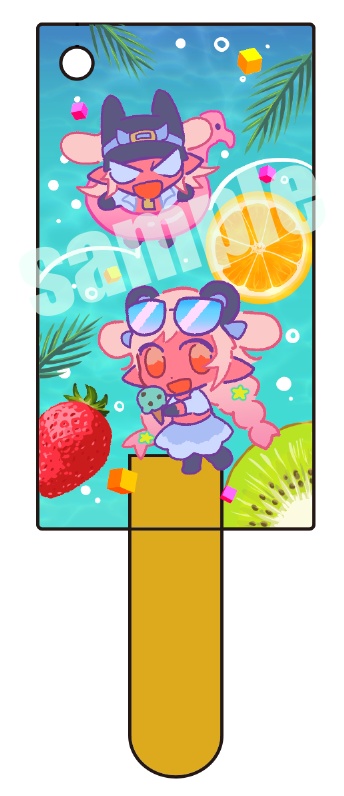 プール風アイスアクキー