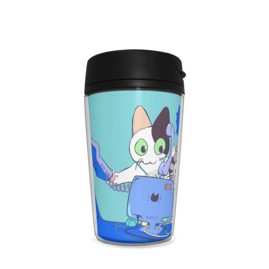 エンジニァのタンブラー(障害対応中Ver.) ブルー