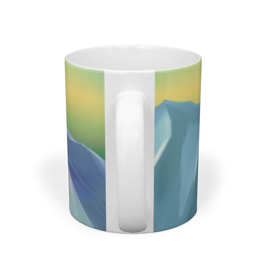 3匹のマグカップ (朝日Ver.)