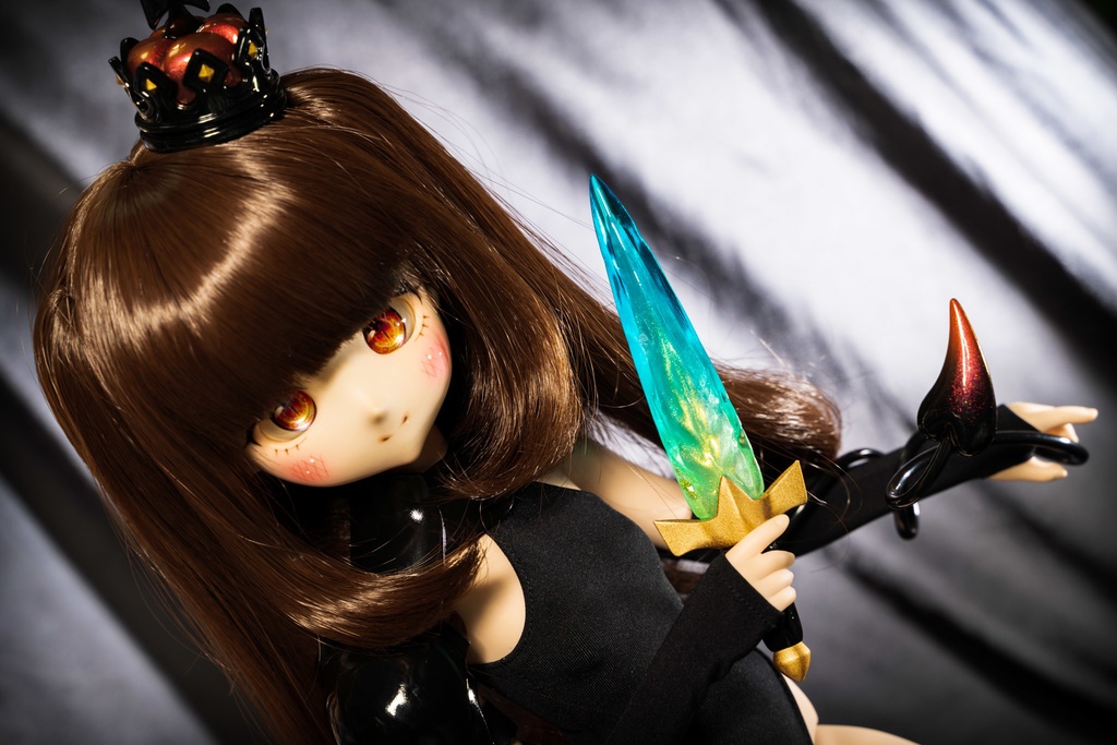 ドール用 水晶の短剣 + フレイムエフェクト