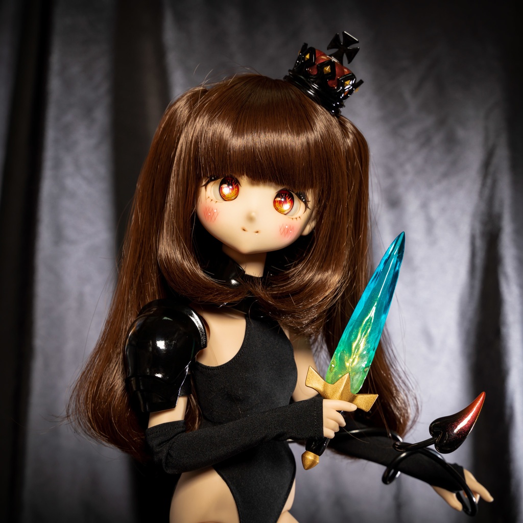 ドール用 水晶の短剣 + フレイムエフェクト