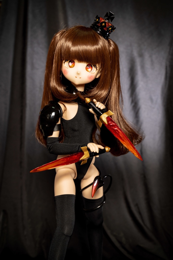 ドール用 水晶の短剣 + フレイムエフェクト