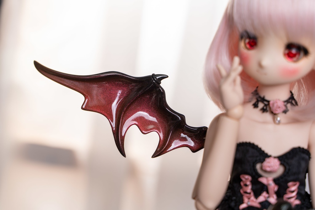 サキュバスの羽 可動