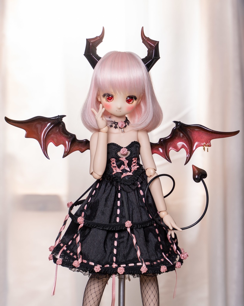 サキュバスの羽 可動