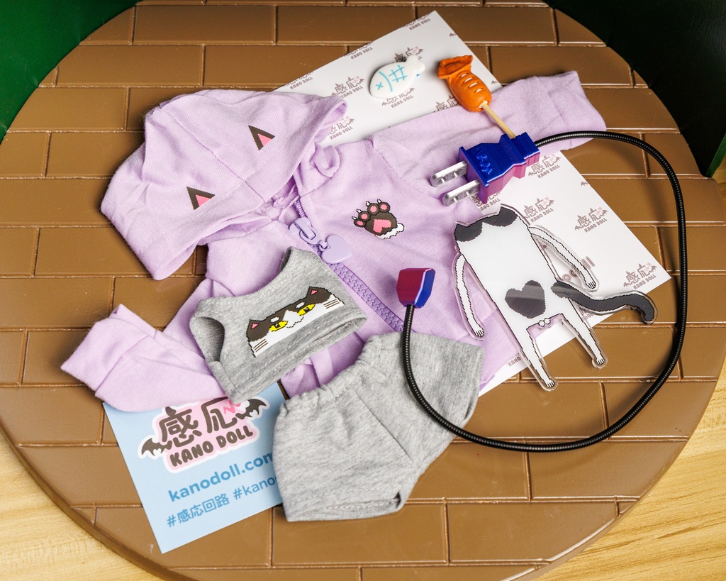 1/4電子ピクセル猫セット