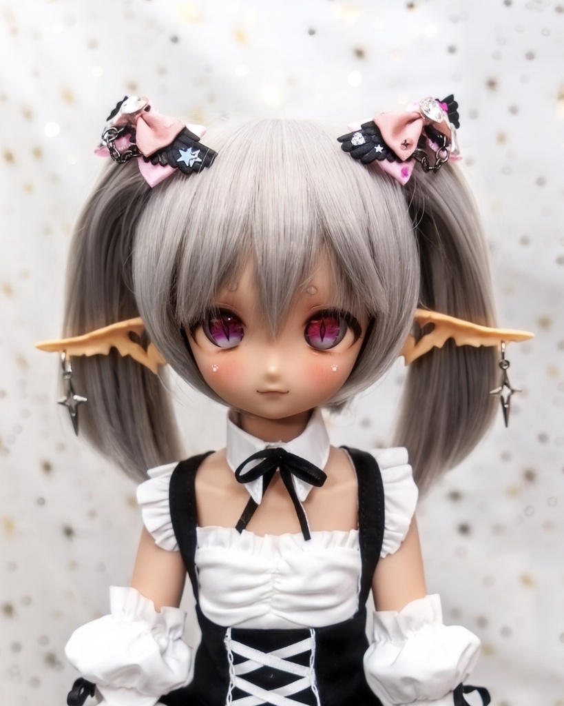 1/3ドール用 ハートの穴あきエルフ耳