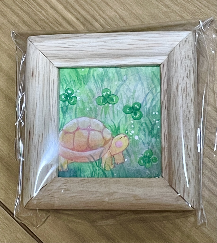 ミニ原画「カメさん」