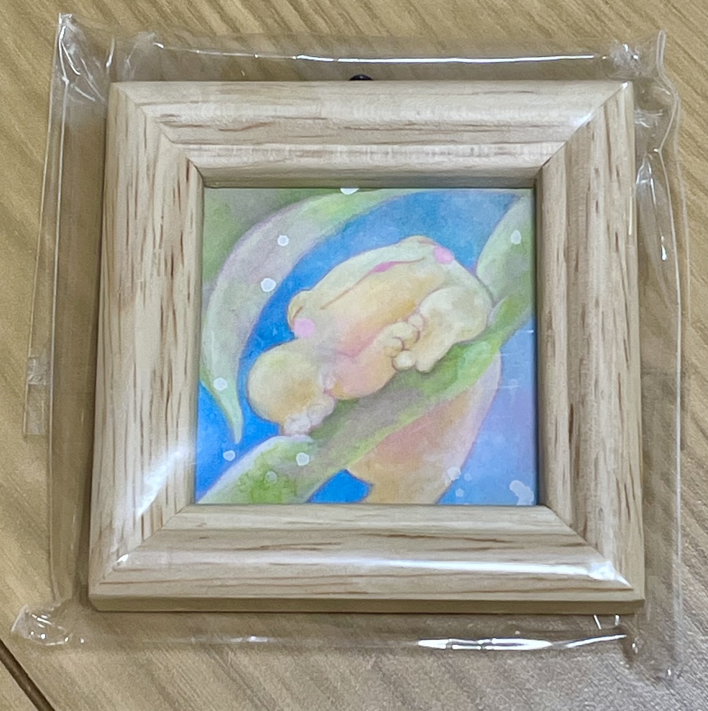 ミニ原画「かえるさん」