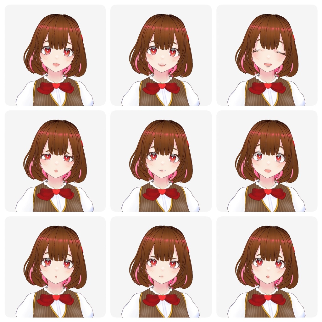 Strawberry Chocolate - VRoid Model -【衣装配布あり】