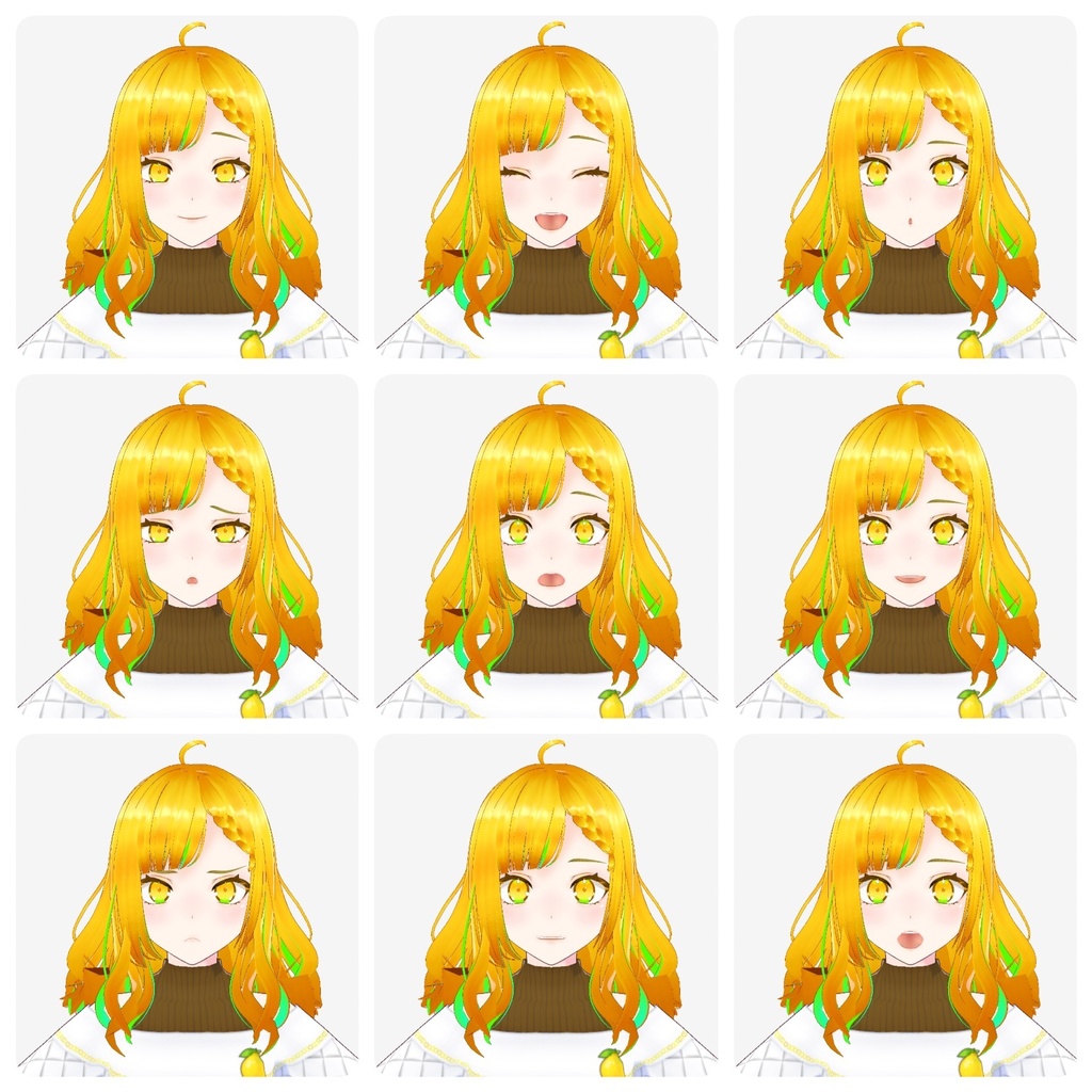 Lemon Pie - VRoid Model -【衣装配布あり】