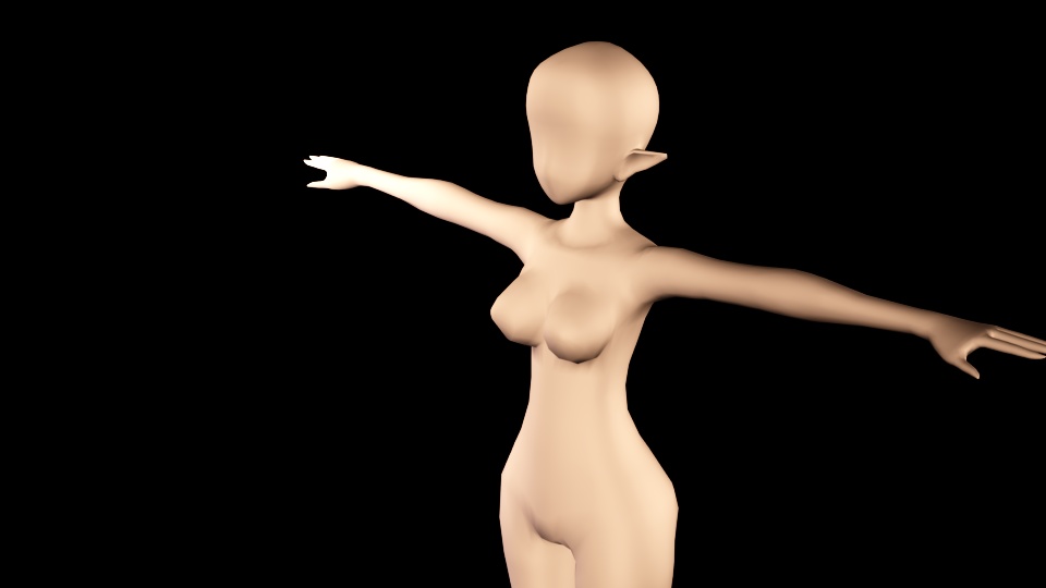 「Vrchat」マネキン / Base Model v1.0 「モジュラー||カスタマイズ可能||50+ Blendshape入れる」