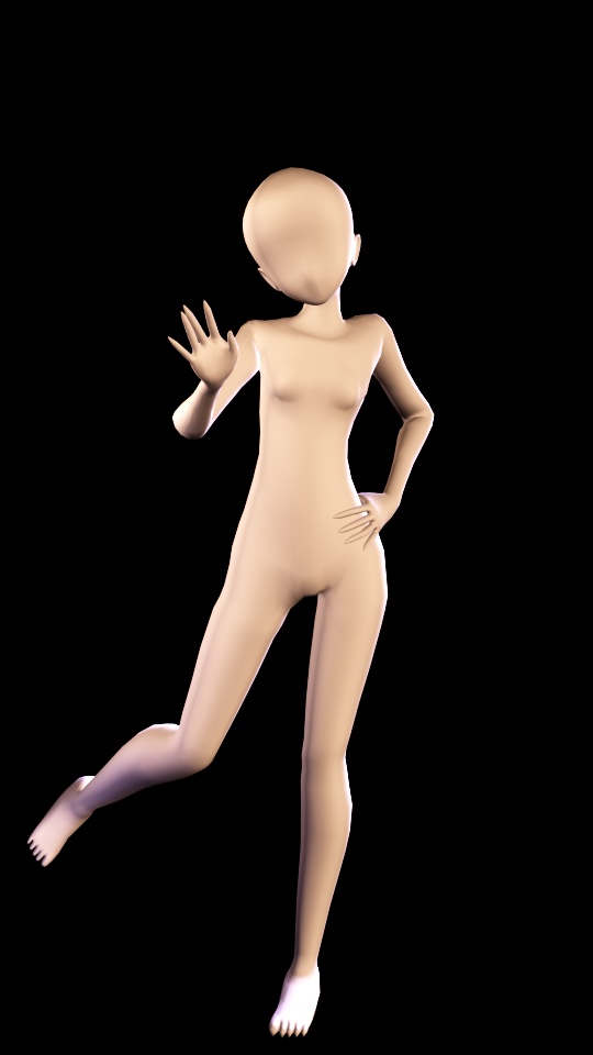 「Vrchat」マネキン / Base Model v1.0　「モジュラー||カスタマイズ可能||50+　Blendshape入れる」
