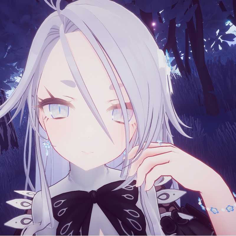 【VRChat想定】ネモフィラ*アクセサリーセット-Nemophila Accessories Set-