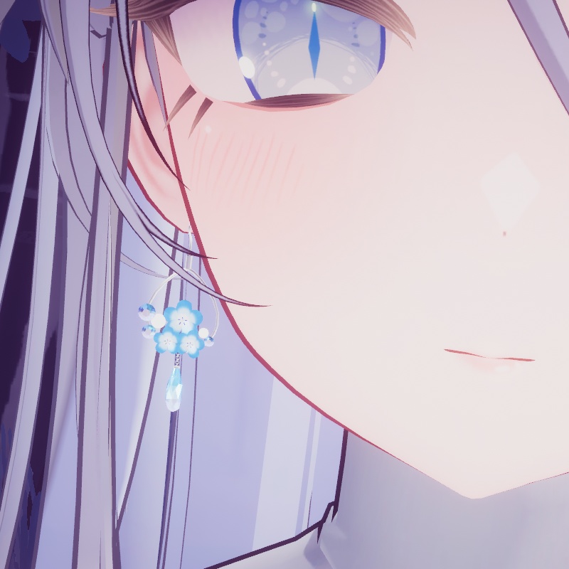 【VRChat想定】ネモフィラ*アクセサリーセット-Nemophila Accessories Set-