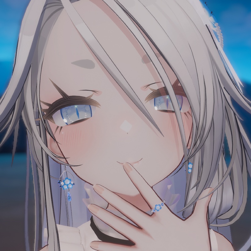 【VRChat想定】ネモフィラ*アクセサリーセット-Nemophila Accessories Set-