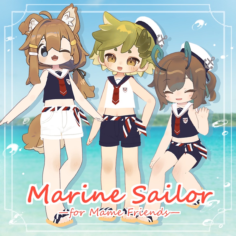 【まめひなた・まめふれんず専用】Marine Sailor-for Mame Friends-