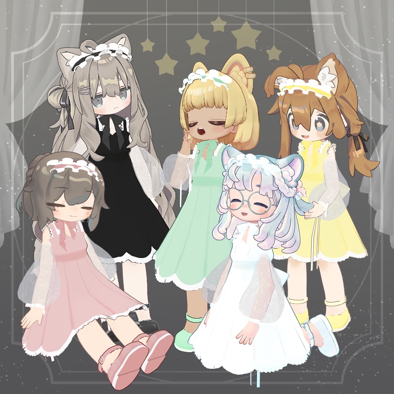 【まめひなた・まめふれんず対応衣装】眠り姫の子守唄-Sleeping Beauty's Lullaby--