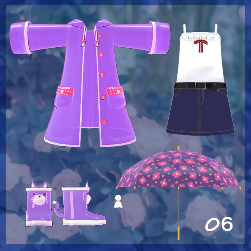 【まめひなた・キプフェル・まめふれんず対応】Mame Raincoat -for Mame Friends-