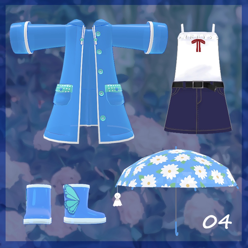 【まめひなた・キプフェル・まめふれんず対応】Mame Raincoat -for Mame Friends-